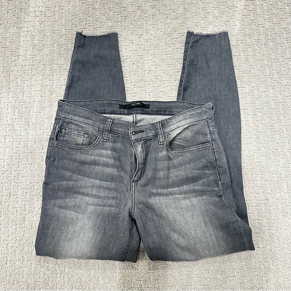 Joe’s Jeans Distressed Ankle Cropped Jeans in Gray - Size 29 - Picture 2 of 5